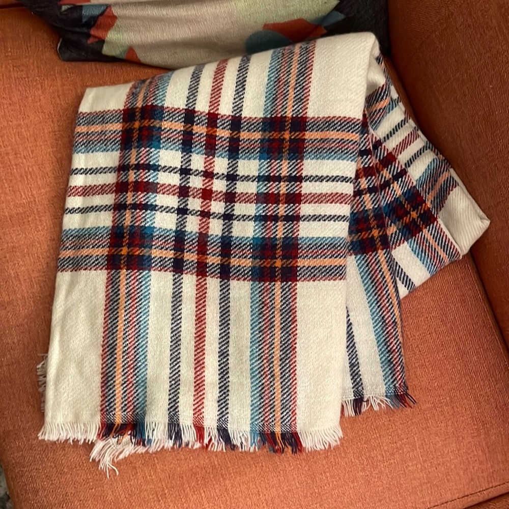 Fall color blanket scarf